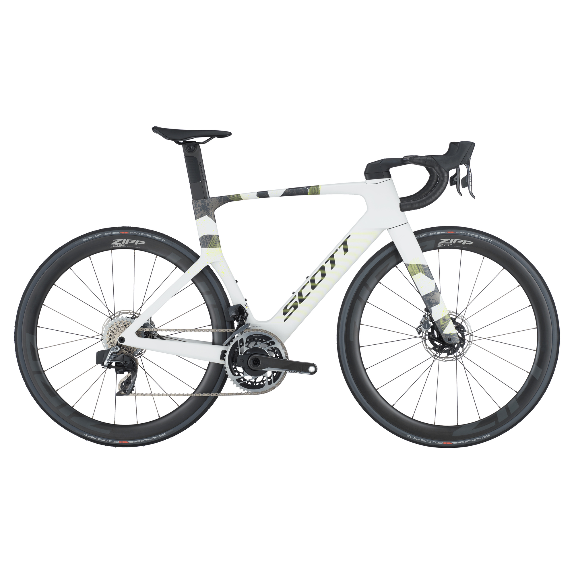 Scott Foil RC Team 2025 - SRAM RED AXS 2x12sp Power Meter - Zipp 303S - 015 / XL / ice grey/progressive grey