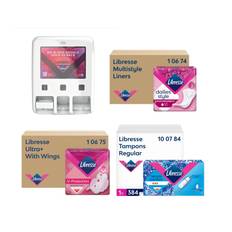 Tampong, Binda & Trosskydd Libresse med Dispenser