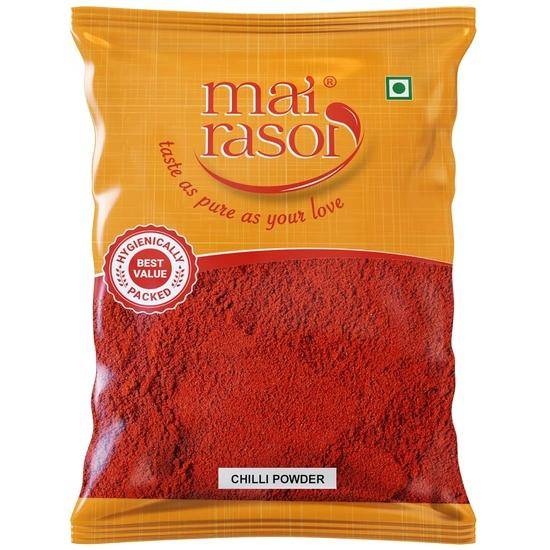 MAI RASOI Röd chilipulver/Lal Mirch-pulver 100 gram