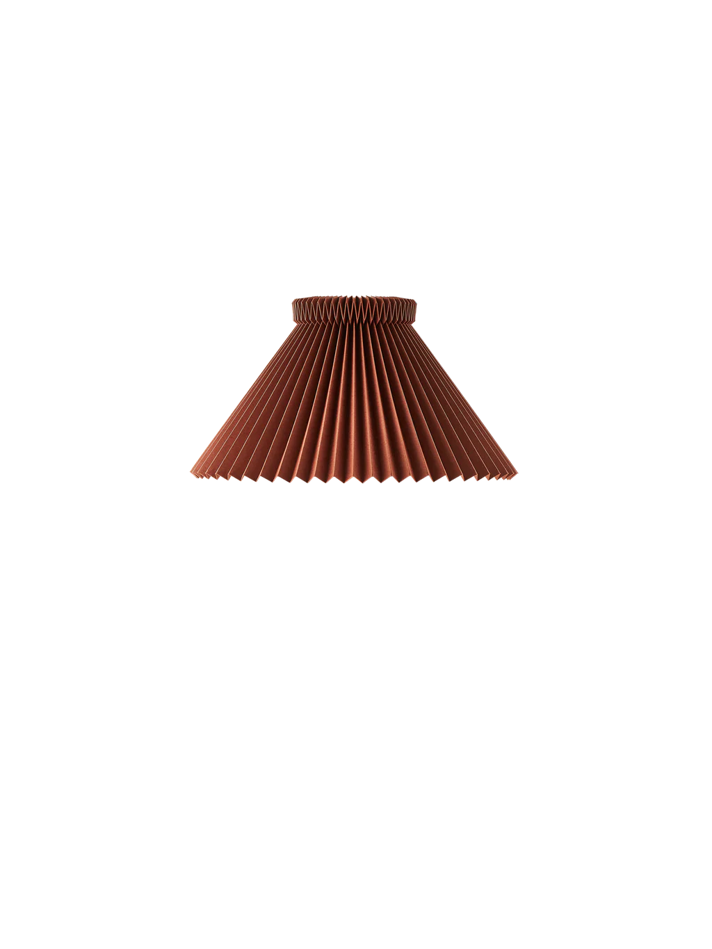 Model 1 Colour Pleats chocolate 17cm.