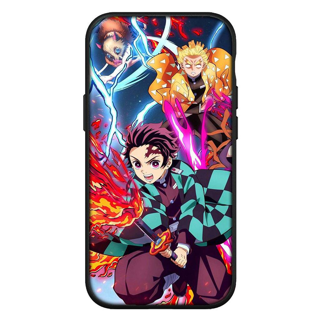 för Samsung Galaxy S24 S23 iPhone 16 15 14 Xiaomi Redmi Note 13 12 11 Plus 9 Pro Max X XR Mobilskal Muichiro Tokito Demon Slayer Tanjiro OPPO Huawei for OPPO A54 5G aero