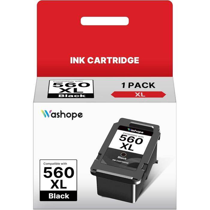 Cartouche d'encre - PG560XL - Noir - 650 pages (5% A4) - Compatible Canon Pixma (TS5350/TS7450...)