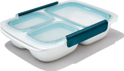 OXO Good Grips Prep & Go behållare med avdelare och en kapacitet på 970 ml
