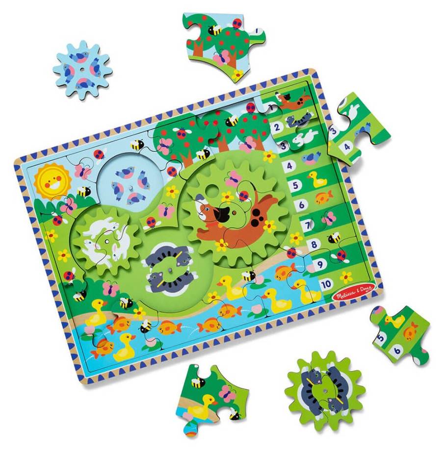 Melissa & Doug Træpuslespil - 3+år, 24 Brikker - Dyrejagt