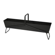 Fermob - Basket Planter Long Liquorice 42 - Krukor & vaser - Fabio Meliota - Svart