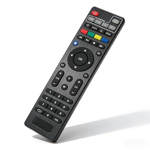 Yctze Universal TV-fjärrkontroll Kompatibel för Tvip412, Tvip415, Tvip605, TvipS300 Set Top-boxar, Ersättning för Tvip S-box V.605 och IPTV Remote Sbox V525