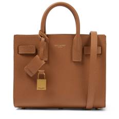 Saint Laurent Sac De Jour Nano leather tote - brown