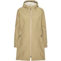 ILSE JACOBSEN Softshell Raincoat Dam Regnjackor Stl. 42 - Från Magasin - Greige (42)