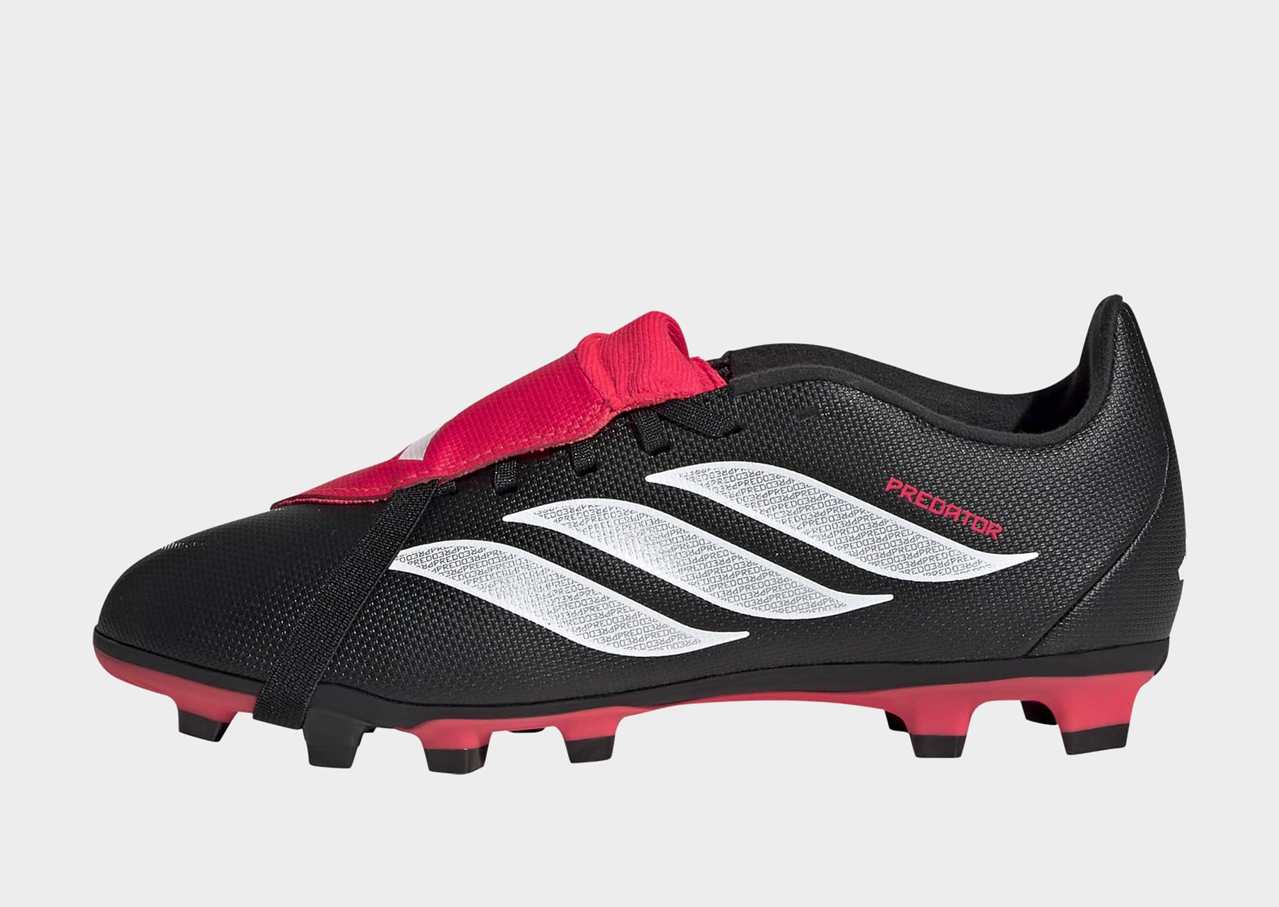 adidas Predator Club Fold-Over Tongue FG Junior, Sort