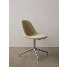 Harbour Side Dining Chair, Chrome Star Base, Upholstered - Star Base with Swivel / Dakar 0250
