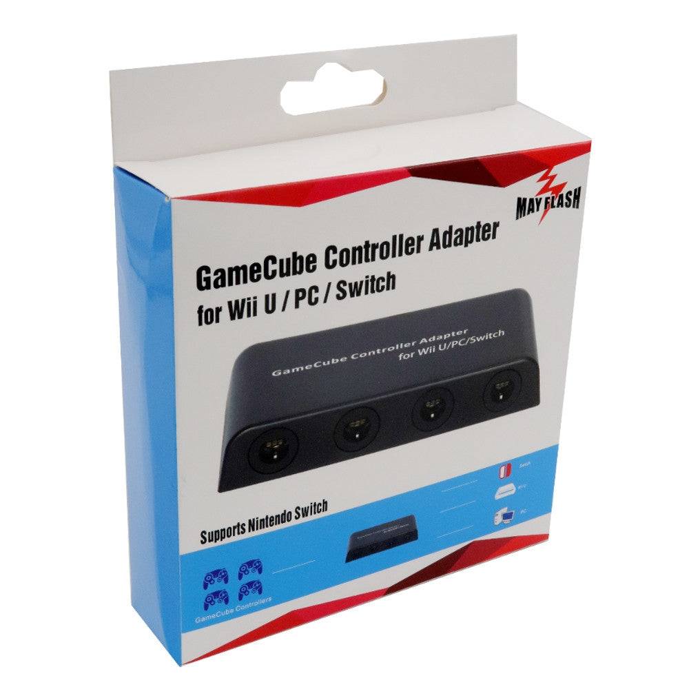 Gamecube Controller Adapter (4-port) for Wii U - PC - Switch USB (Mayflash) (Ny) - NY