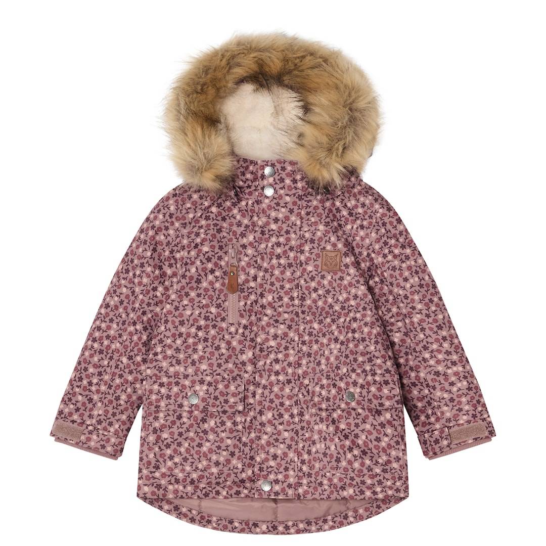 Kuling Val Thorens Parkaer Lilac Flower 140 cm Lilla 140 cm Piger