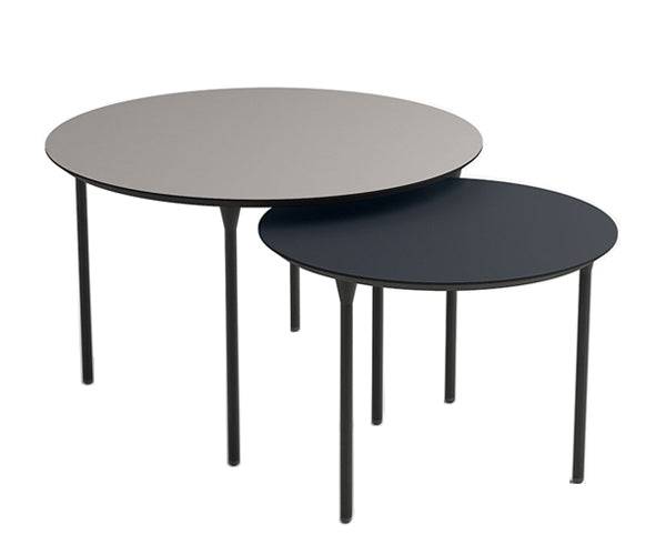 Thomsen Furniture Katrine Sofabord Sæt - Ø80+Ø63 cm. - Nanolaminat
