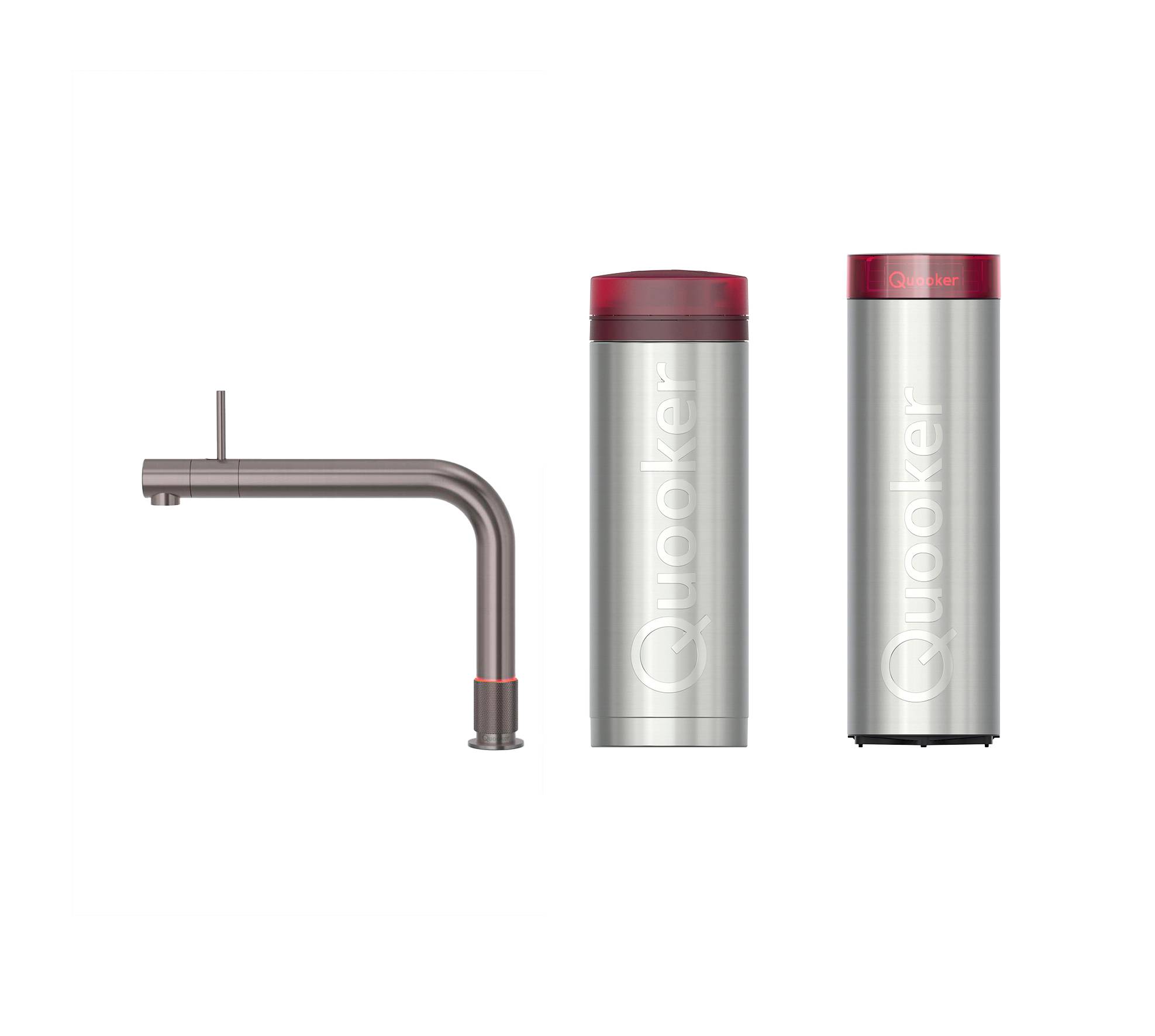 Quooker Front inkl. PRO3 & CUBE - Gun metal.