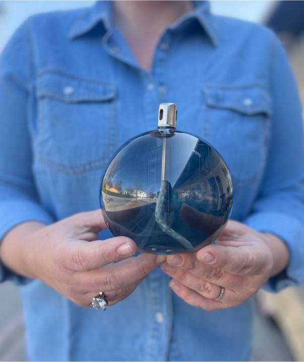 Oljelampa Sphere, M - Smoke