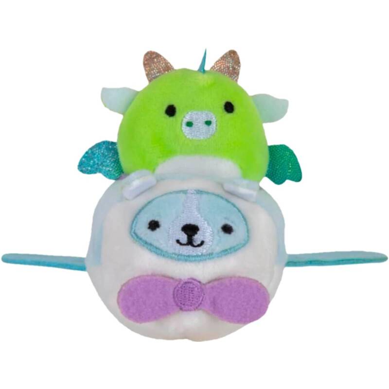 Squishmallows Squishville Mini und Fahrzeug (Ausführungen variieren)