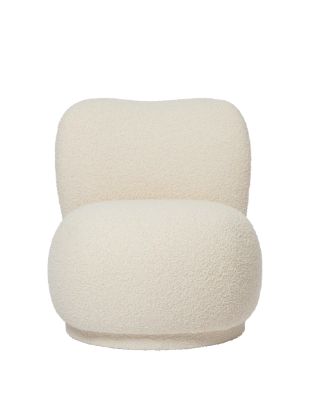 Rico Lounge Chair Piccolo fra Ferm Living Nordic Bouclé Off-white - Jacobsen Plus