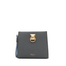 Mulberry – Iris Coin Zip Around Clutch, Charcoal