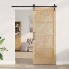 vidaXL Indvendig Dør ORKDAL Brun 86 x 211 cm Krydsfinér