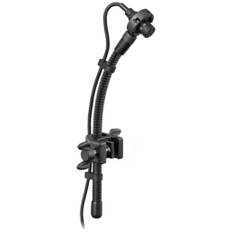 Audix MICROHP Mini-instrument microphone with shock mounted gooseneck and DVICE clamp. Includes APS910 phantom power adapter. Requires 9-52 V phantom power with DCLAMP for hand percussion.