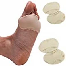 PEDIMEND™ Metatarsal innersulor (2 par) – mjuka metatarsal gelkuddar ärm för bollkudde – mortons neuroma stöd för hård hud – ortotik för fotsmärta – unisex – fotvård