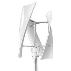 Vindturbin Generator 3 Blade Vertikal Vindgenerator 100W Vindmill Generator för Hybrid Solar Wind System (24V)
