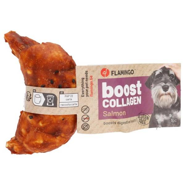 Boost snacks Croissant lax/collagen 9cm