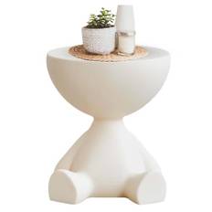 Side Table Sofa Corner Table, Modern Bedside Tables Round Storage Tray, Coffee Table End Table, Storage possibility,Side Table Small Spaces, for Bedroom, Living room, Bedside Table Nightstand