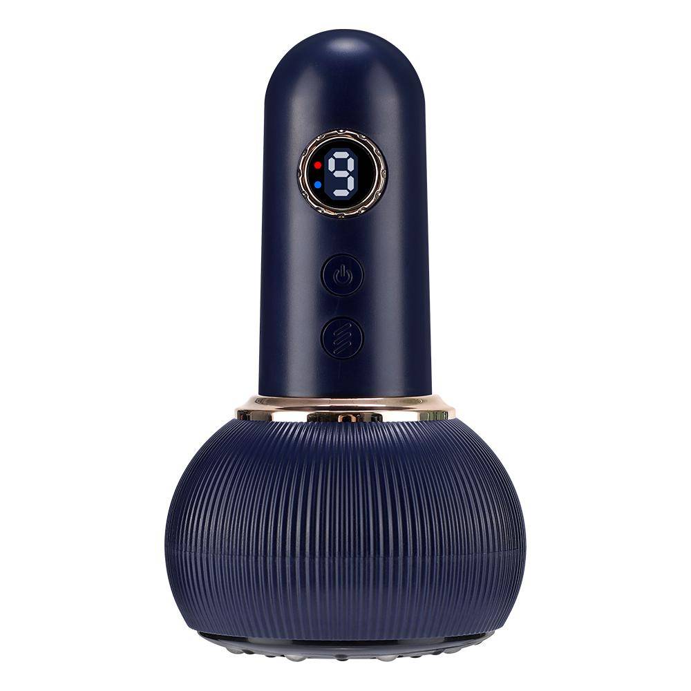 Electric Scraping Cupping Massager 9 Levels Negative Pressure Heating GuaSha Vacuum Suction Cup Anti-Cellulite Fat Burner Device