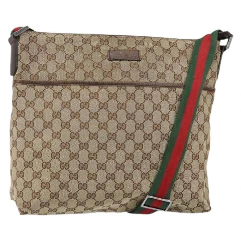 Gucci Vintage - Pre-owned Canvas Cross Body Bag Vintage - Dam - ONE Size -