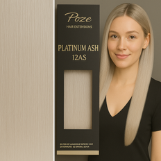 Poze Standard Seamless Tape On Extensions - 50g Platinum Ash 12AS - 50cm