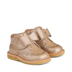 Wheat Bootie Velcro Bowy Stl. 21 - Nybörjarskor Från Magasin - Beige (21)