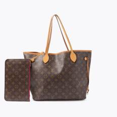 LOUIS VUITTON Neverfull MM Tote - Brown