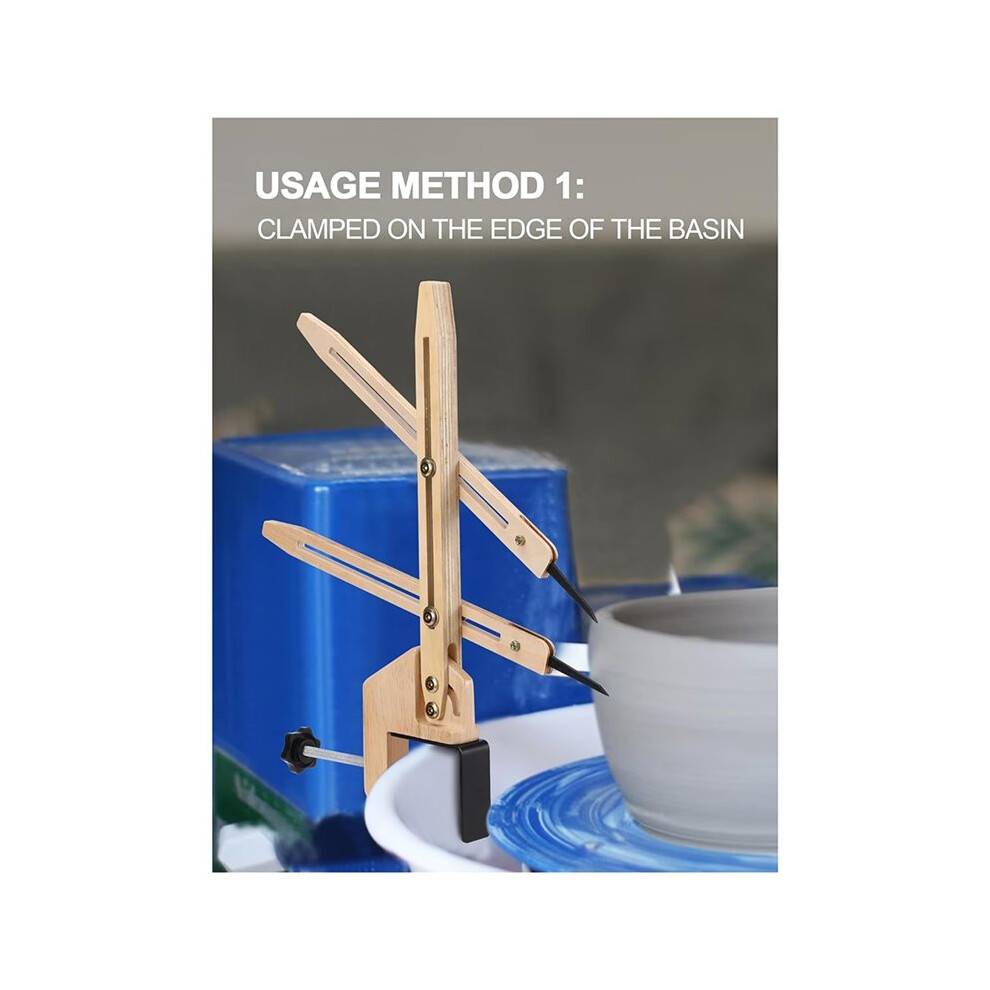 Pottery Throwing Gauge with Dual Installation Options, Ideal for Pottery Wheel & Forming Machine
