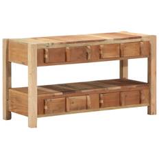 vidaXL TV-bänk 83x33x46 cm Solid trä Återvunnet