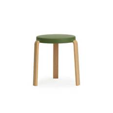 Normann Copenhagen - Tap skamler - Pall - Olive - H:43 x L:41 x Ø:35 cm