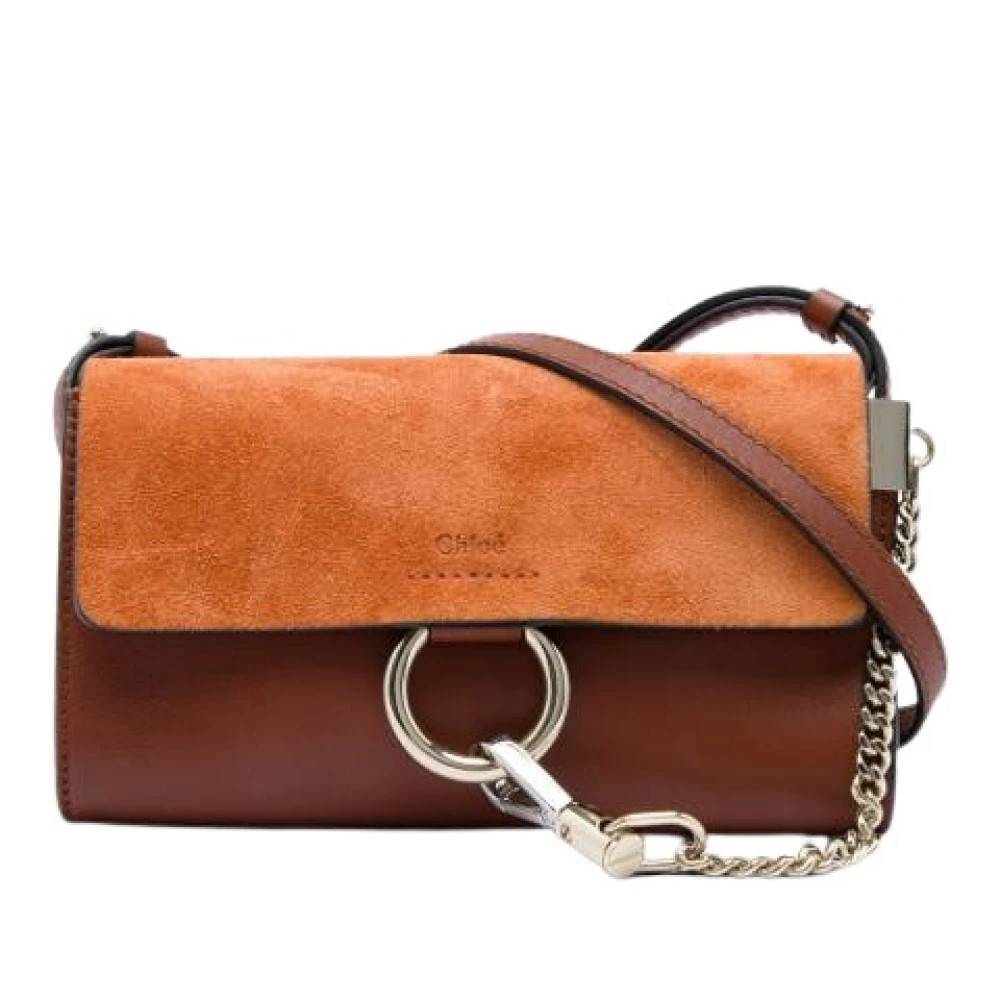 Chloé Pre-owned Pre-owned Faye Crossbody - Vintage - Dame - Brun - ONE SIZE - Uld