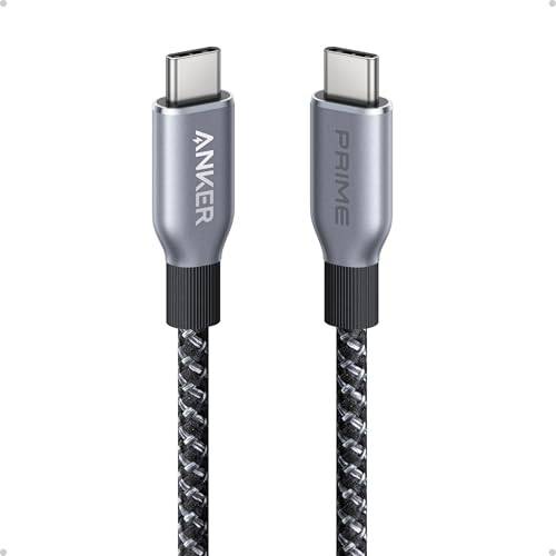 Anker Prime 240W USB C Kabel, [1 Stück 0,9m] PD 3.1 Schnellladekabel USB C, Upcycled Nylon im Flecht-Design,100 Jahre Haltbarkeit, für iPhone 17/16/15 Serie, Galaxy S25/S24, MacBook Pro/Air und mehr