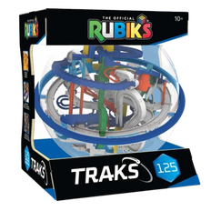 Rubik’s Tracks 125 Epic – 3D Gravity Maze Sphere Puzzle with 125 Obstacles