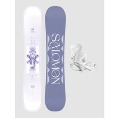 Salomon Lotus+Spell S white Snowboardpaket - uni - 138