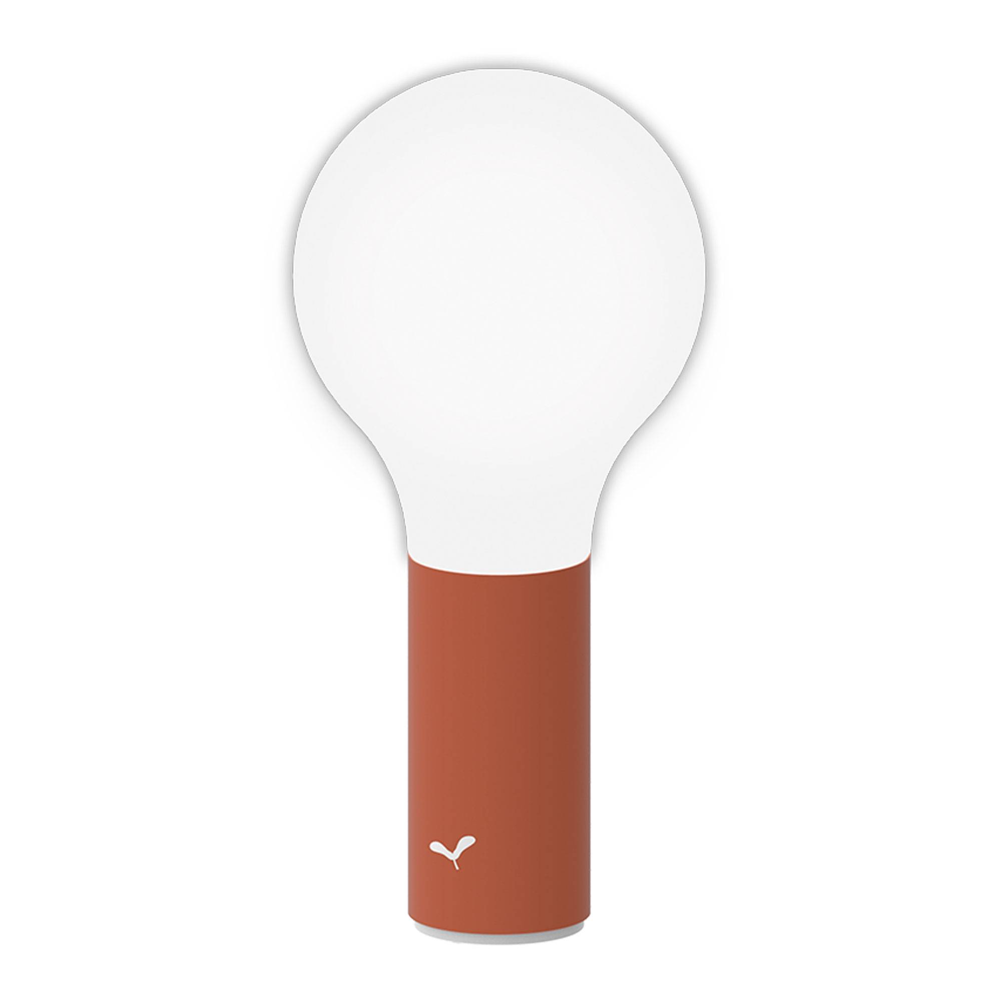 Fermob - Aplo Lamp H24 Red Ochre 20 - Portabla lampor - Tristan Lohner - Röd