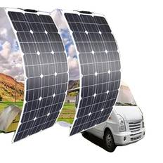 Solcelle, 200W, Fleksibelt Fotovoltaisk Panel, 200W fleksibel