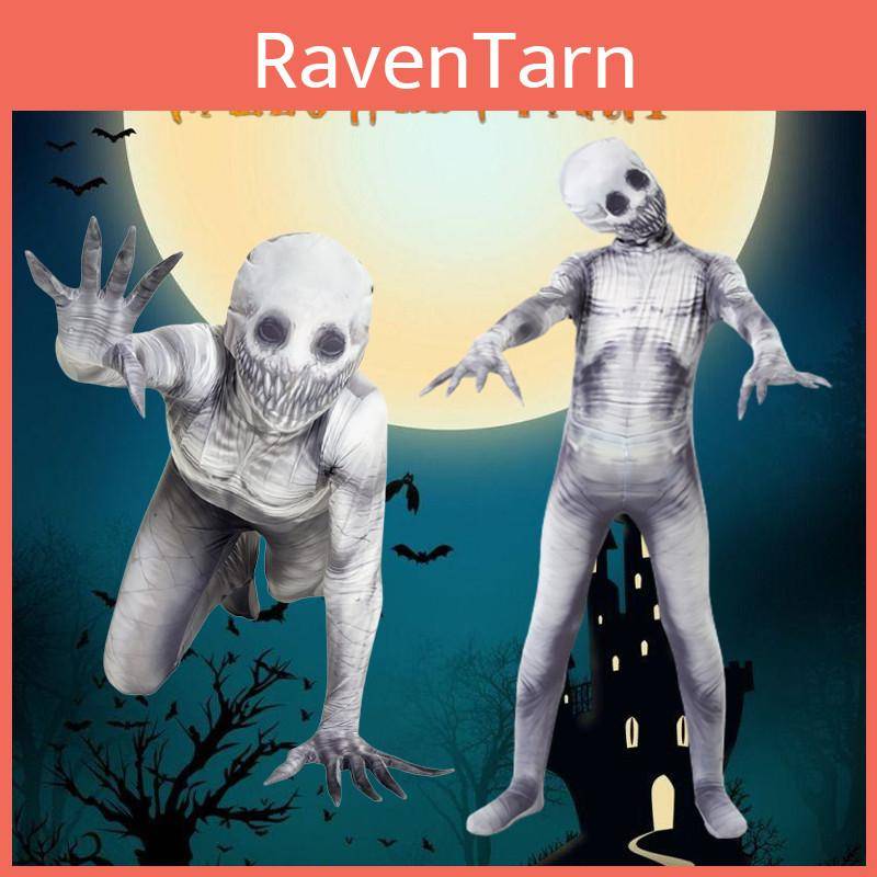 Halloween Rake The Morphsuit Cosplay Kostym Barn Vuxna Crepepapper Skräck Rekvisita 130cm gray