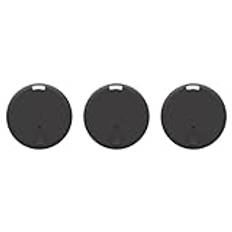 Guriayus 3-Pack GPS Tracker för Fordon Key Finder GPS Tracker Mini GPS Tracker Pet GPS Tracker Svart