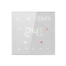 Smart Thermostat, 1st Tuya Smart Electric Golvvärme Termostat Gas Väggmonterad Panna Intelligent Termostat Mobiltelefon Röststyrning,for Home(3A WIFI white)