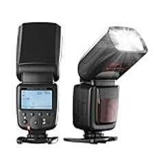 PHOTOOLEX FK310 Flash Speedlite för Canon Nikon Sony Panasonic Olympus Pentax Fujifilm Sigma Minolta och andra SLR Digital SLR-filmer SLR-kameror och digitala kameror med enda kontakt hotsko