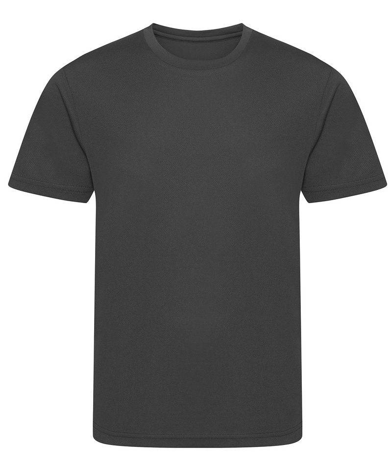 Recycled Polyester T-shirt: Kids - 12/13 Years / Charcoal (12/13 Years)