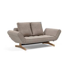 Innovation Ghia sovesofa (318 Cordufine Beige, egetræ)