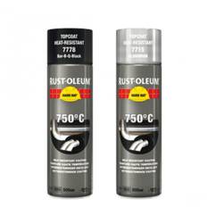 Varmebestandig Spraymaling 500 mL - Sort - Fra Rust-Oleum