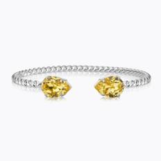Caroline Svedbom Mini Drop Armband, ReCreated™ Dark Jonquil - Rhodium
